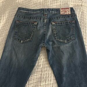 True Religion Joey Low Rise Vintage Flare Jeans